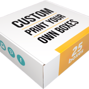 12x12x4 custom mailers (25 pack) with outside print