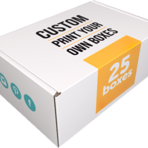7x5x3 custom mailers (25 pack) with outside print