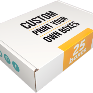 8x6x2 custom mailers (25 pack) with outside print
