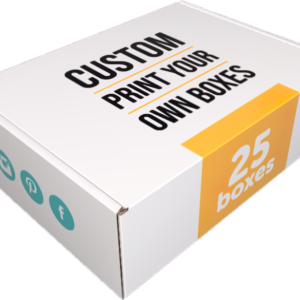 9x7x3 custom mailers (25 pack) with outside print