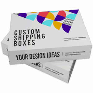 Custom printed sample mailer box with full-color design preview